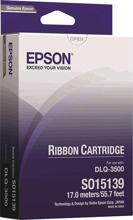 Actual product image Epson SIDM Ribbon cartridge for DLQ-3000/ /3500 C13S015139