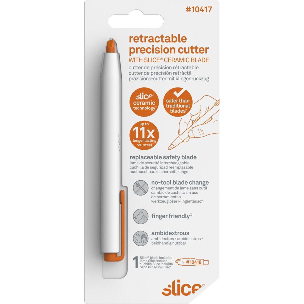 Thumbnail - Bhp, Cutter, Sicherheitsmesser, SLICE 10417, Blisterpackung, weiss-orange (Cutter)