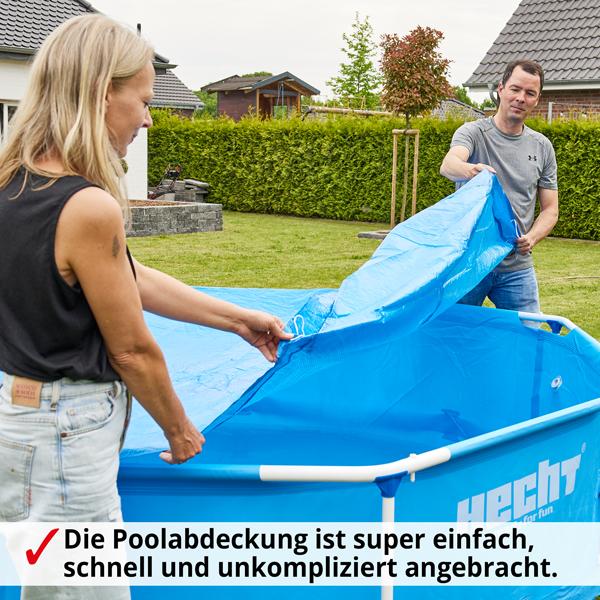 Actual product image Hecht Poolabdeckung