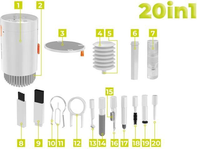 Actual product image Mobile Origin Multifunctional Cleaning Kit 20in1