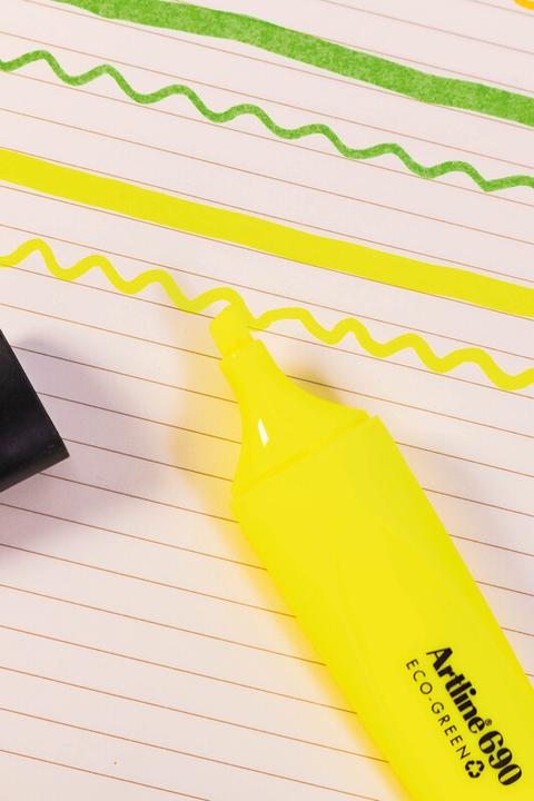 Actual product image Artline Textmarker EK690 Eco-Green