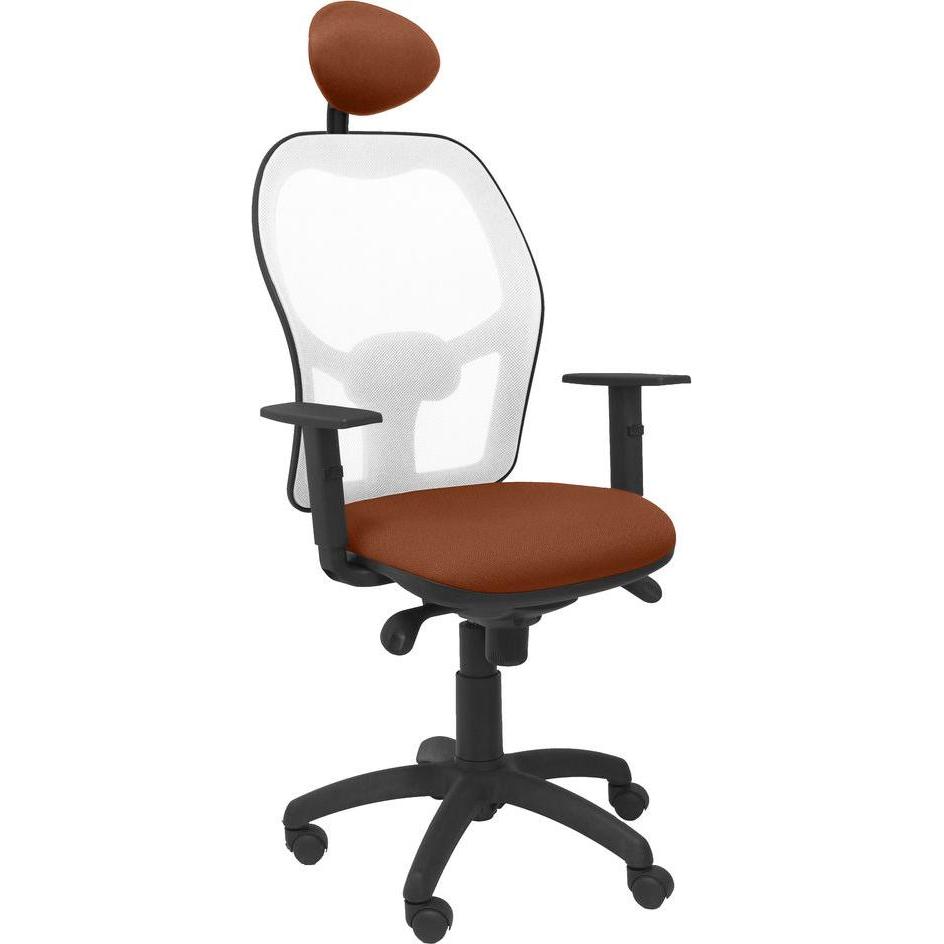 Piqueras y Crespo, Bürostuhl, Bürostuhl mit Kopfstütze Jorquera P&C ALI363C Braun