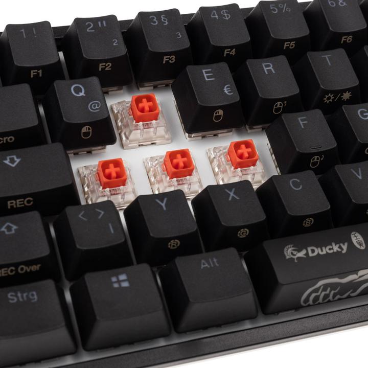 Productafbeelding Ducky One 2 Pro Mini Gaming Keyboard, RGB LED - Kailh Rood (DE, Bedraad)