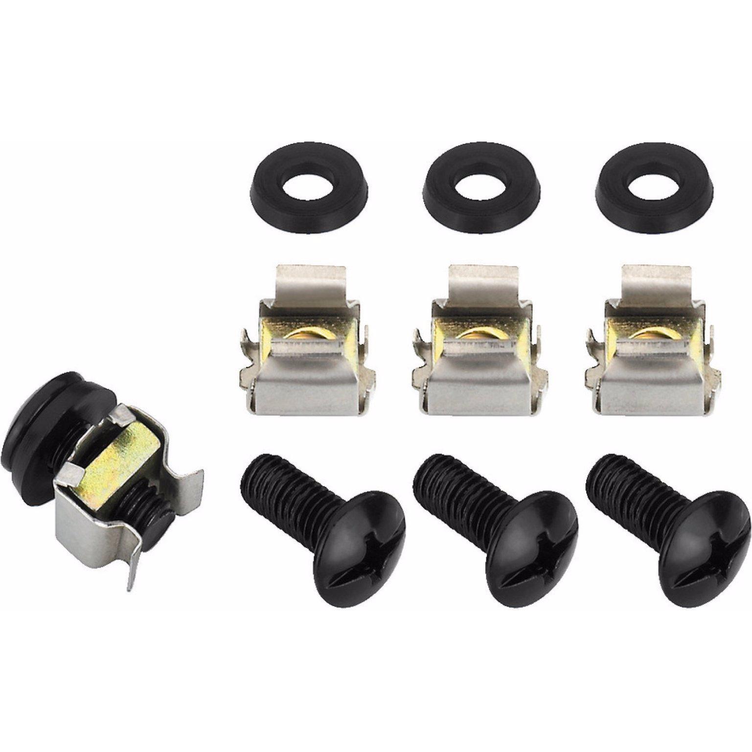 Monacor Set di dadi e bulloni della gabbia (Ricambi), Bauletti + Case audio