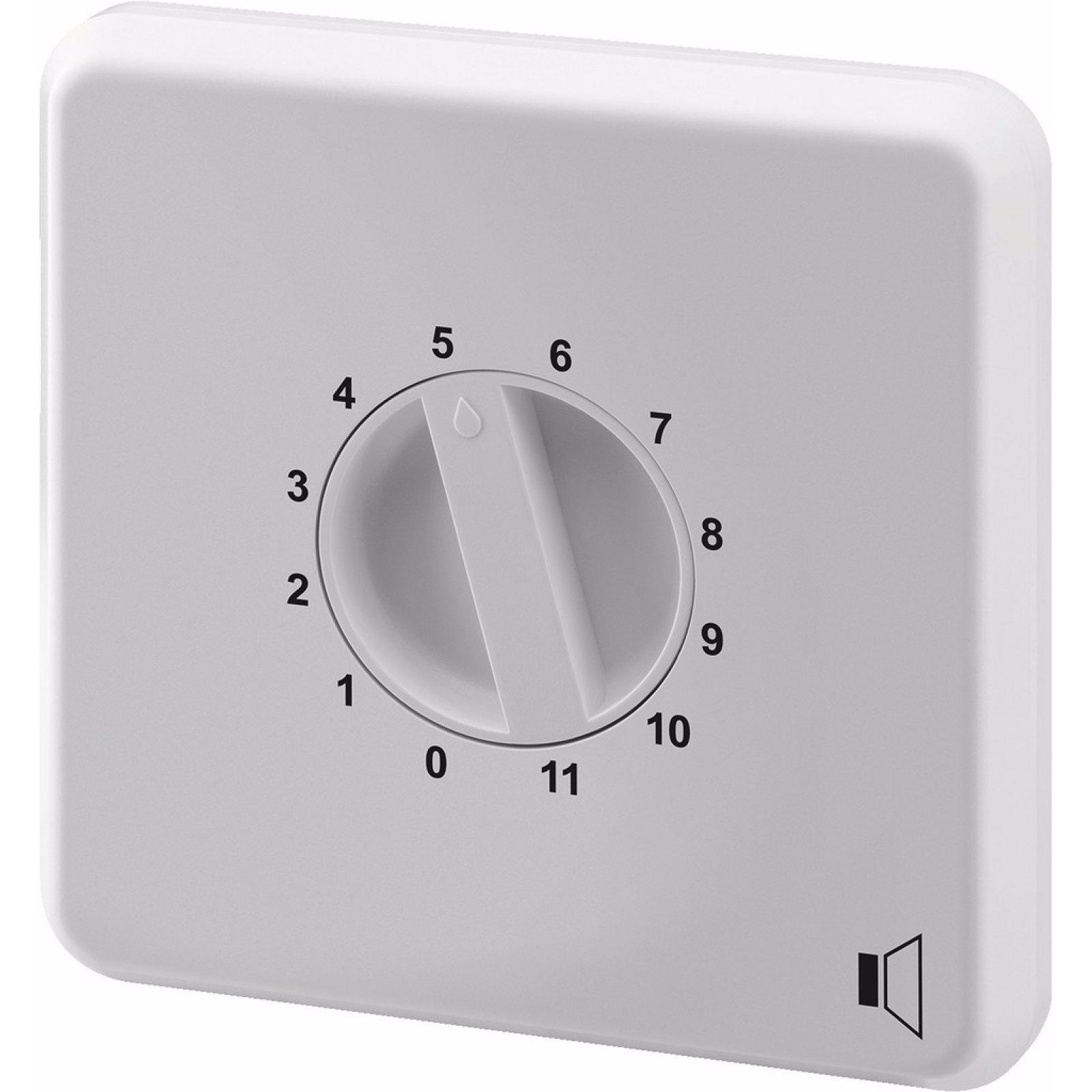 Monacor ELA-Abschwaecher 100V 24W 12 Stufen, Lautsprecher Bauteile, Weiss