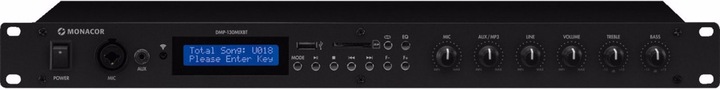Monacor MP3, BT, SD, USB-Lettore-Microfono-Linea-Mixer