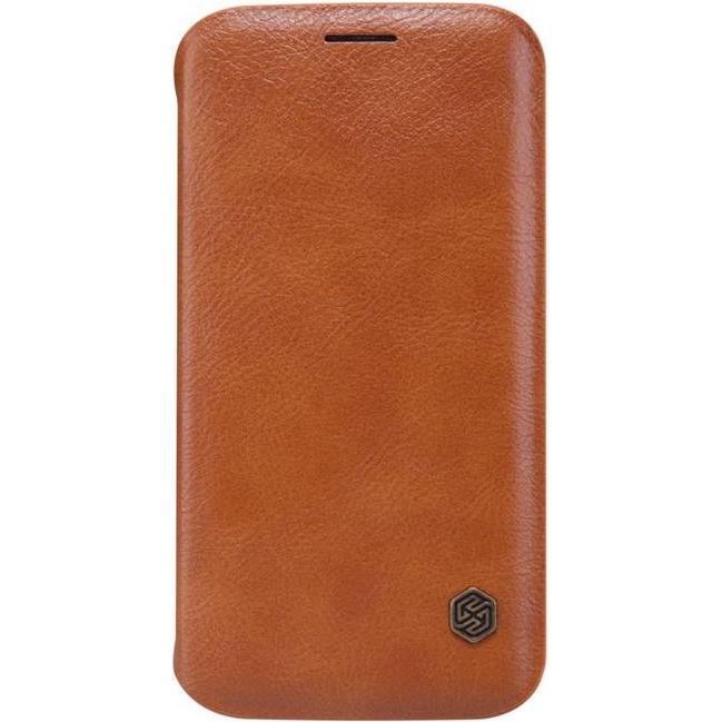 Nillkin Qin Series (Samsung Galaxy S6 Edge), Smartphone Hülle, Braun