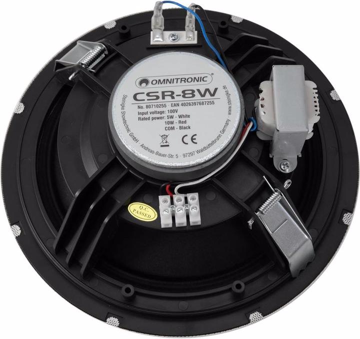 Actual product image Omnitronic CSR-8W ceiling speaker white (1 pcs.)