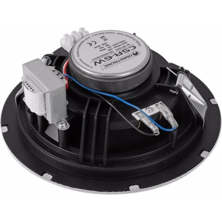 Thumbnail - Omnitronic CSR-6W Deckenlautsprecher weiss (1 Paar), Einbaulautsprecher, Weiss