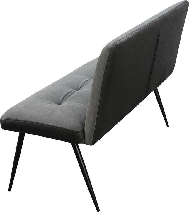 Produktbild HTI-Living Bank 3-Sitzer Anthrazit/Grau Joschka (140 cm)