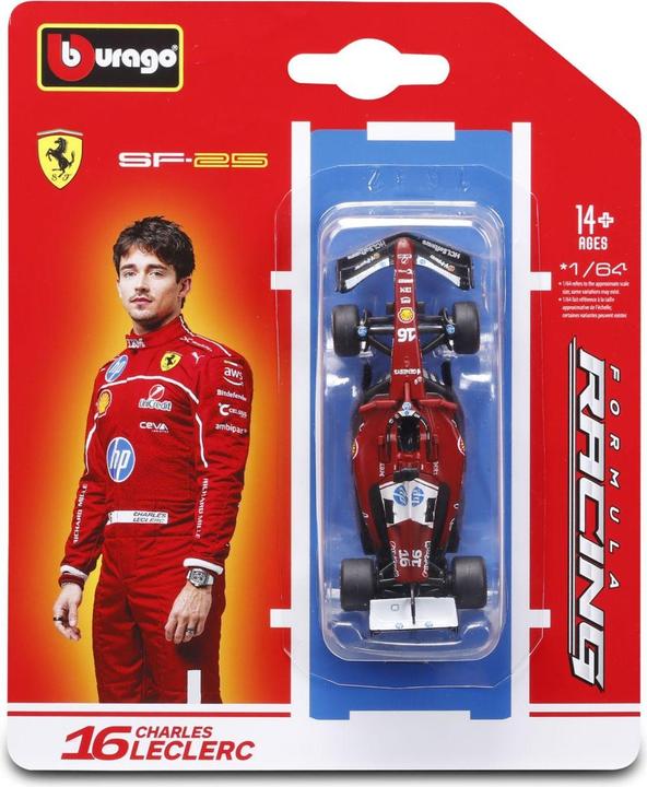 Bburago Ferrari F1 SF-25 1/64 Leclerc 2025