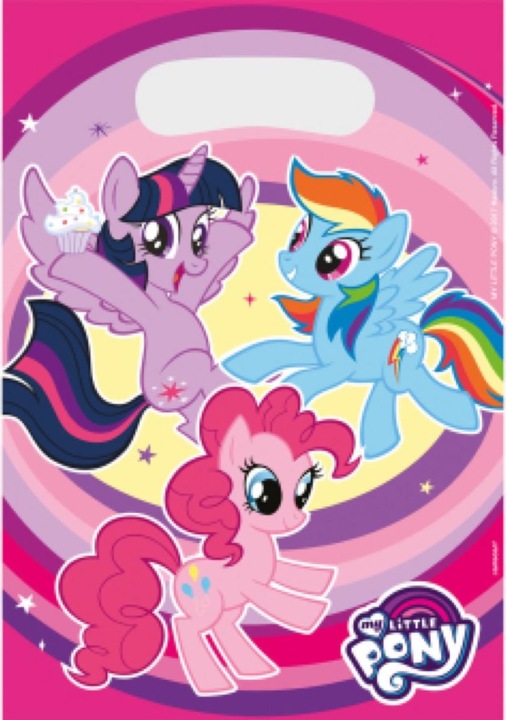 Actual product image Amscan My Little Pony Loot bags, 8pcs.