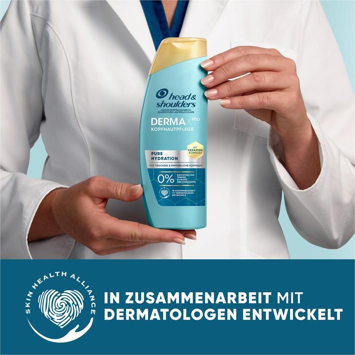 Produktbild Head & Shoulders Derma X Pro Shampoo Pure Hydration Shampoo 250 ml (Flüssiges Shampoo)