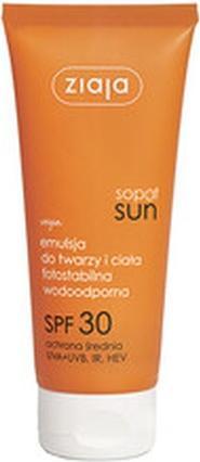 Ziaja Sun Emulsion for Face and Body SPF 30 (Sun Emulsion) 100 ml (Sonnencreme, SPF 30, 100 ml)