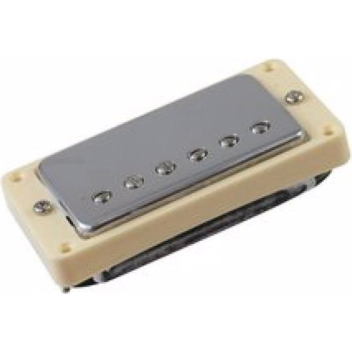 Dimavery Humbucker mit Silberkappe und Rahmen (Instrumenten Tonabnehmer), Zubehör Instrumente, Silber