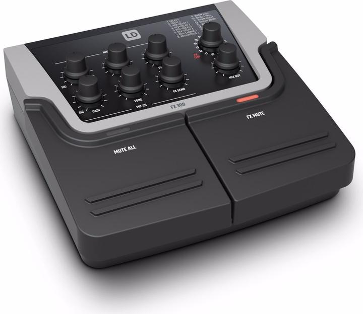 Image du produit LD Systems FX 300 SET Pédalier d'effets 2 canaux (Contrebasse, Guitare, Micro)