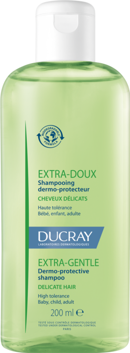 Produktbild Ducray Extra Doux (200 ml, Flüssiges Shampoo)