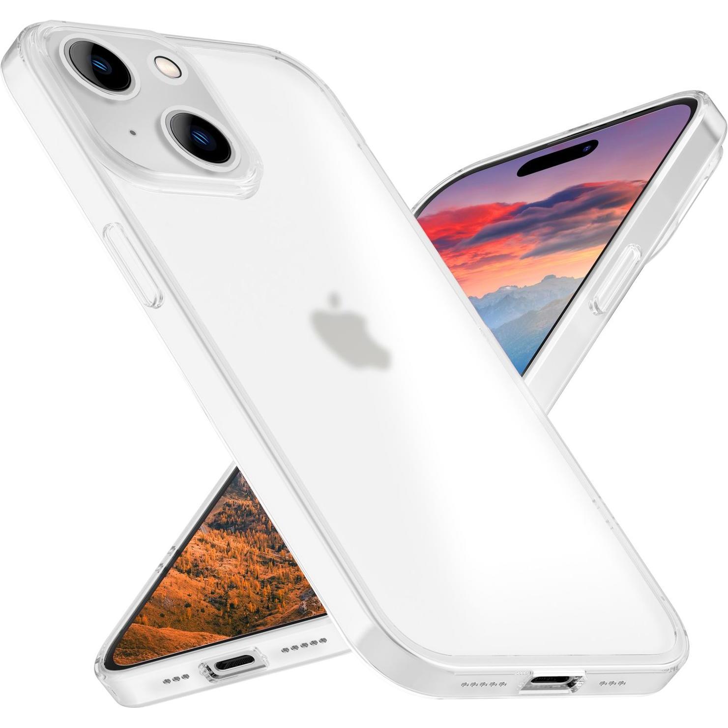 Nalia Extrem Dünnes 0,3mm Mattes Hardcase (Apple iPhone 15), Smartphone Hülle, Weiss