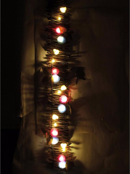 Actual product image Europalms Rose runner, with LEDs, 120cm (120 cm)