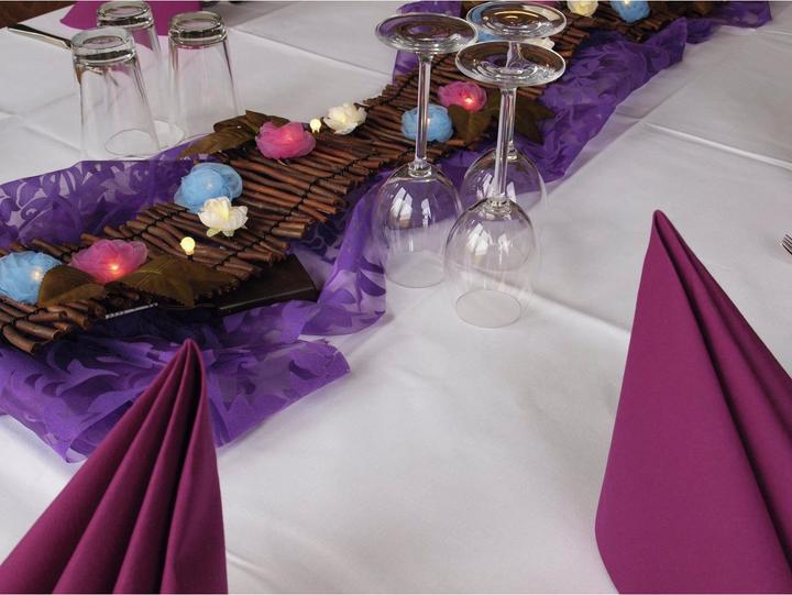 Actual product image Europalms Rose runner, with LEDs, 120cm (120 cm)