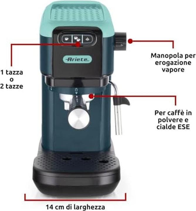 Image du produit Ariete Machine à café filtre verte