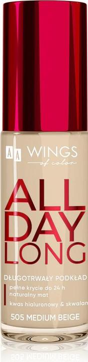 Produktbild Aa Wings Den ganzen Tag lang haltende Foundation (Light Medium)