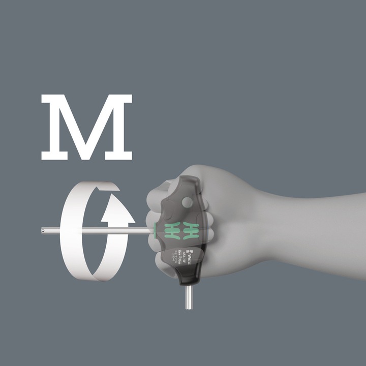 Actual product image Wera 454 Hex-Plus HF 4 x 100 mm