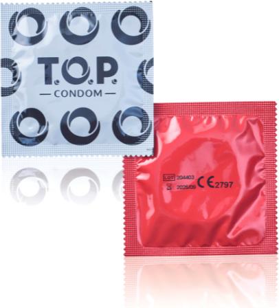 TOP Kondome RED mit Erdbeeraroma - 100 Stück (100 Stk.)