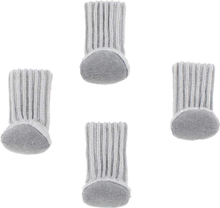 Immagine prodotto JTI 4x calzini per mobili - grigio (Calzini per sedie, 4 Pezzo/i)