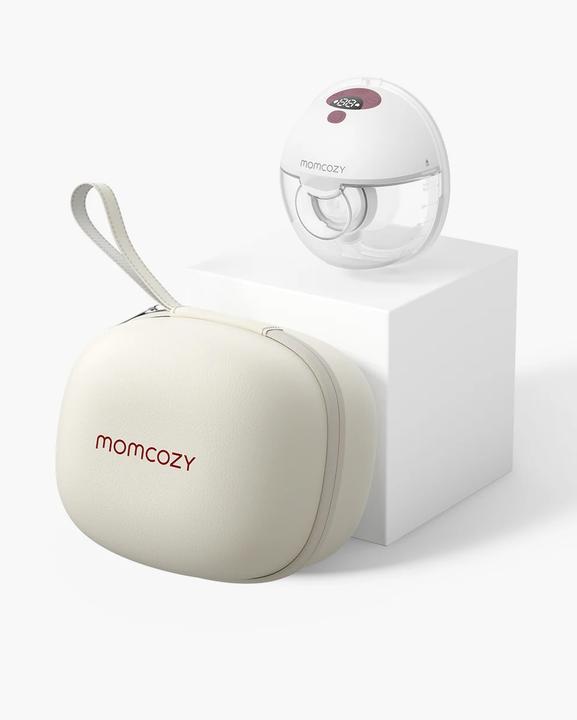 Actual product image Momcozy M5 Wearable Breast Pump Red Single Pack