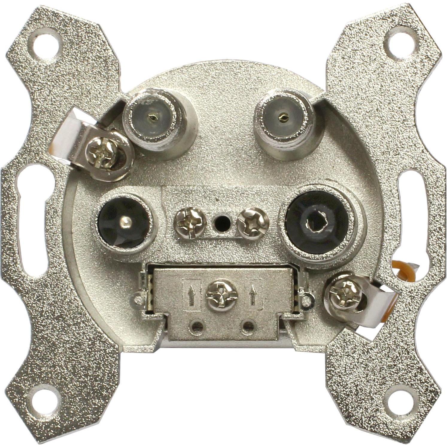 Astro GUT 400 Steckdose Aluminium (Antennendose), SAT Zubehör, Silber
