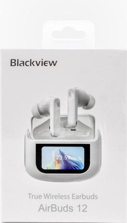Actual product image Blackview Airbuds 12 (Écran d'Affichage Tactile - Bluetooth 5.4) Blanc (Wireless)