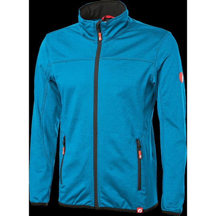 Produktbild Magni Tech-Fleecejacke türkis/schwarz meliert Gr. L Fortis Elements (L)