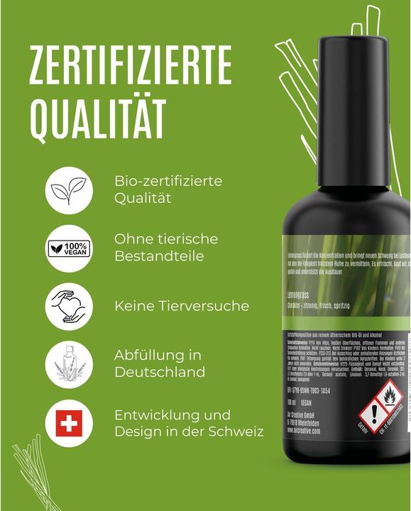 Produktbild AirCreative Bio-Raumspray "Lemongrass BIO"