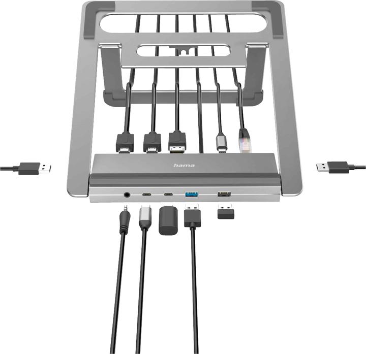 Produktbild Hama Connect2Office Stand (USB-C, 12 Ports)