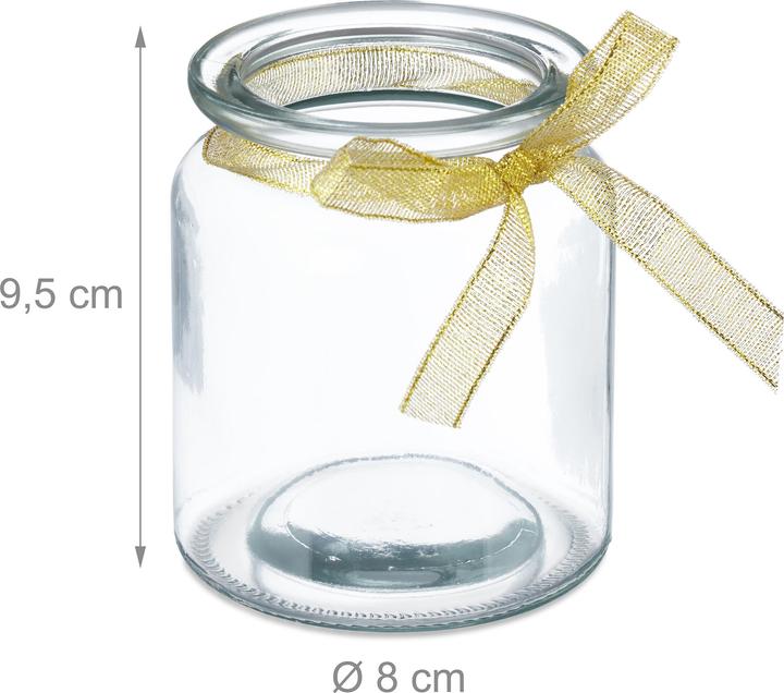 Actual product image Relaxdays 12x lantern (12 x, 8 x 8 x 9.5 cm)