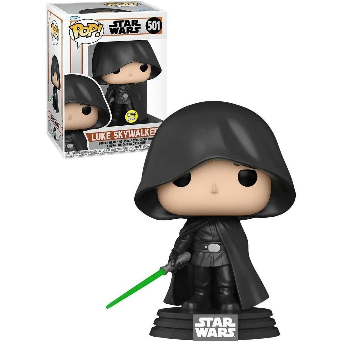 Funko Pop! SW Mandalorian : Luke Skywalker GITD (501) Exm