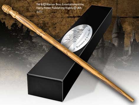 Actual product image Noble Collection Harry Potter Wand Vincent Crabbe (Character Edition)