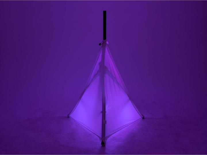 Actual product image Europalms Tripod sail white three sides