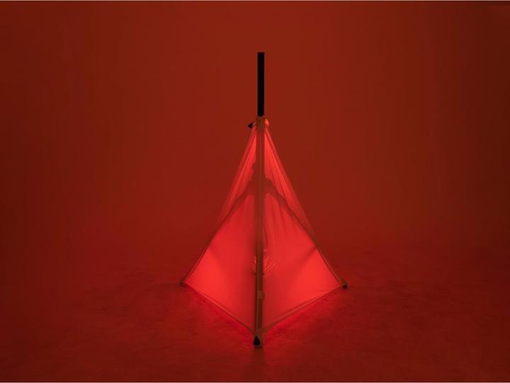 Actual product image Europalms Tripod sail white three sides