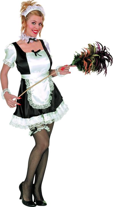 Produktbild Widmann FRENCH MAID (Kleid, Schürze, Kopfbedeckung, Halskette, Manschetten,Strumpfband), M (M)