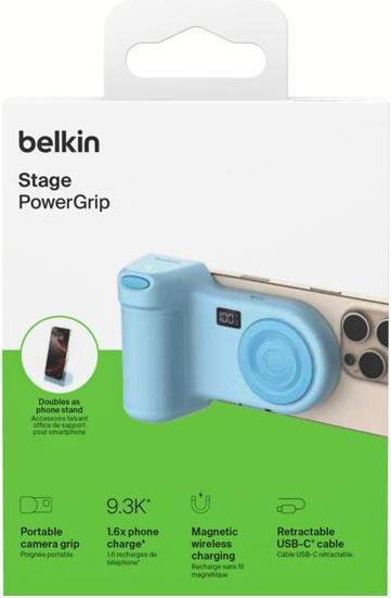 Immagine prodotto Belkin Stage Power Grip 9300mAh + 15W Powerbank blau CTA006hqBL (9300 mAh, 15 W)