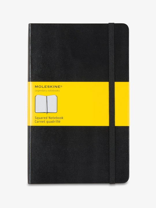 Image du produit Moleskine Carnet Classic Large (A5, Quadrillé, Couverture rigide)