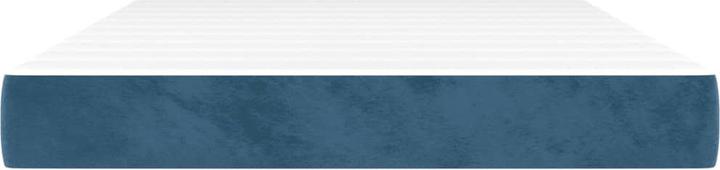 Immagine prodotto vidaXL Taschenfederkernmatratze Dunkelblau Samt (140 x 210 cm, Nucleo della molla)