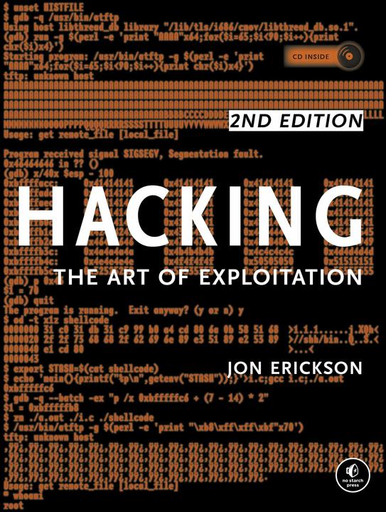 Produktbild Hacking (Englisch, Jon Erickson, 2008)