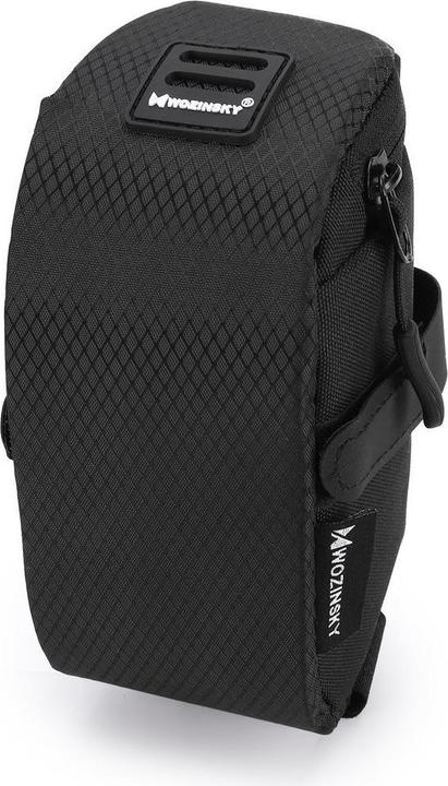 Actual product image Wozinsky small bicycle saddle bag 0.6 l black (WBB8BK black) (0.60 l, Saddle bag)