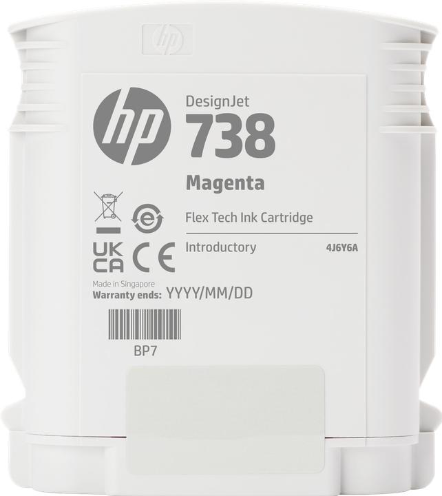 Actual product image HP 738 (Y)