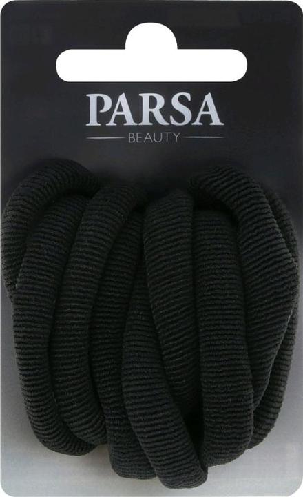 Immagine prodotto Parsa Beauty Supporto per treccia Parsa, spesso, senza metallo, in tessuto, nero 9 pz. (Elastico per capelli)