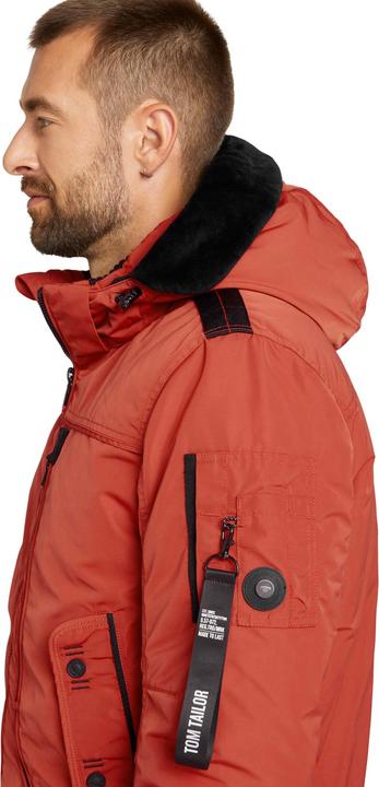 Immagine prodotto Tom Tailor Blouson con cappuccio, tasche con zip e chiusura frontale (M)