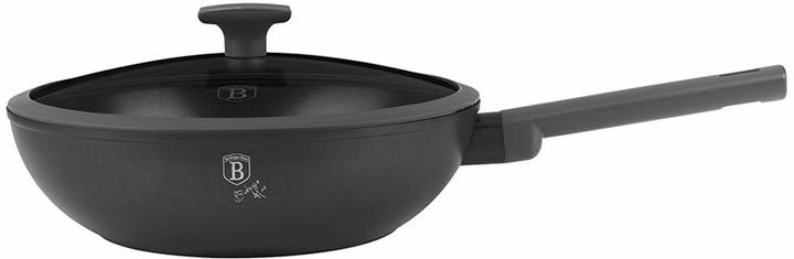 Image du produit BerlingerHaus Haus Wok Bratpfanne Ø 28 cm mit Deckel Anthracite Collection (28 cm, Poêle à frire, Aluminium)